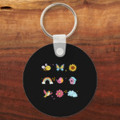 God Says I Am Bee Spring Christian Funny Easter Da Sleutelhanger (Voorkant)