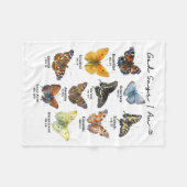 God Says I Am Bible Verse Religious Christian Butt Fleece Deken (Voorkant (Horizontaal))