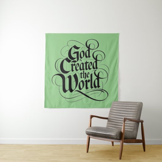 God Schiep de Wereld Wandkleed (In situ)