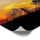 god schildert de hemel poster (Hoek)