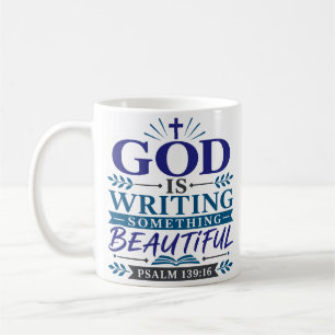 God Schrijft Iets Mooiis Geloofsquote Koffiemok
