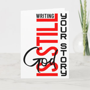 God Schrijft Nog Steeds Je Verhaal Inspirerende Ch Kaart