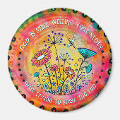 God schrijft nog steeds je verhaal magneet (Voorkant)