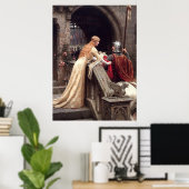 God Speed door Edmund Leighton Poster (Thuiskantoor)