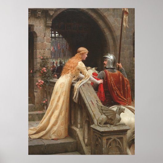 God Speed van Edmund Blair Leighton, c. 1900 Poster (Voorkant)