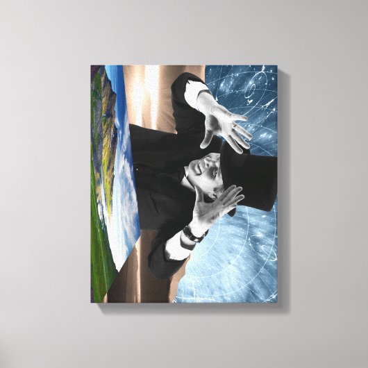 God speelt 2 canvas afdruk (Voorkant)