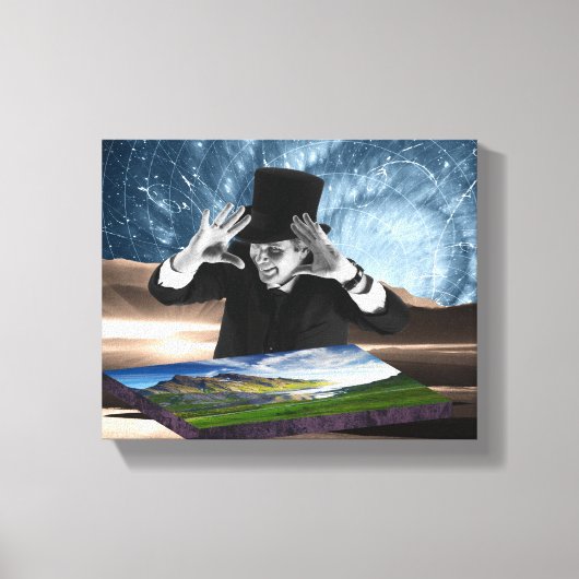 God speelt 2 canvas afdruk (Voorkant)