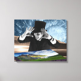 God speelt canvas afdruk