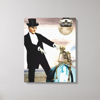 God speelt canvas druk afdruk