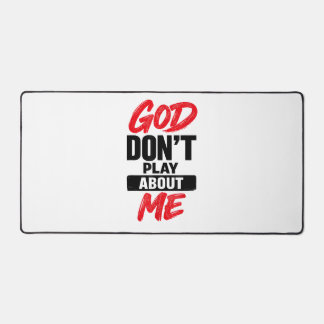 God speelt niet met mij Christelijk geloof Quote Bureaumat