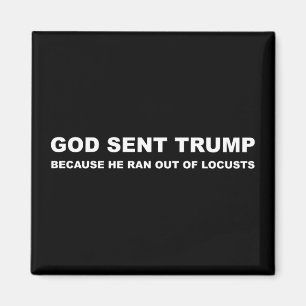 God stuurde Trump omdat hij uit de buurt kwam Magneet