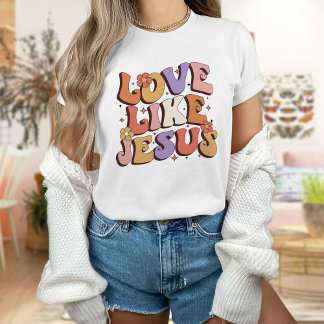 God T-shirt, bescheidener Shirt, liefde zoals Jezu T-shirt