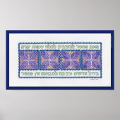 "God telt de sterren" (psalm 147:4-5) Poster (Voorkant)