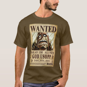 God usopp laatste gewilde premie t-shirt