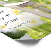 God van de Hoop citeert Geel Poster van de Fotogra (Hoek)