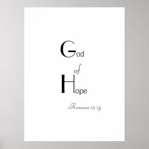 God van Hoop Poster