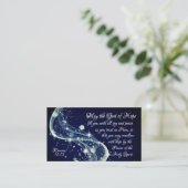 God van hoop, Romeinen 15:13 Bijbelverse Visitekaartje (Staand voorkant)