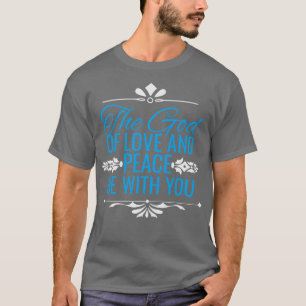 God van liefde en Vrede Christelijke Vertrouwen Bi T-shirt