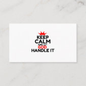 GOD VISITEKAARTJE (Voorkant)