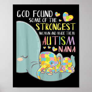 God vond een van de sterkste vrouwen en maakte ze  poster