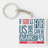 God voor ons sleutelhanger (Voorkant)