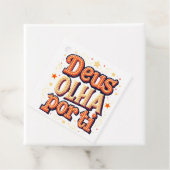 God waakt over je bedankjes labels (In situ)