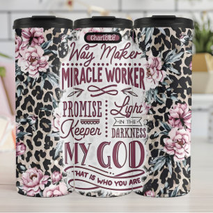 God: Weg Maker, Licht, Hoeder Thermosbeker