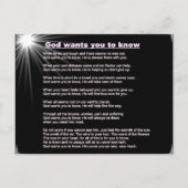 God wil dat je Briefkaart kent (Voorkant)