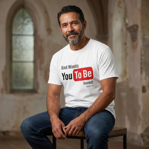 God Wil Dat Je Gered Wordt, Pasen T-Shirt