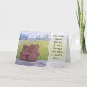 God wilde nooit dat we alleen zouden lopen - ik be bedankkaart (Voorkant)