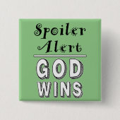 God Wins Button (Voorkant)
