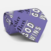 God Wins Stropdas (Opgerold)