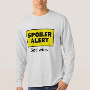 God wint - grijs t-shirt