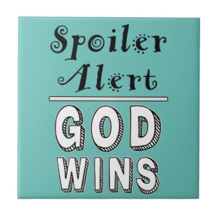 God Wint Keramische Tegels Tegeltje