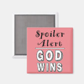 God wint magneet (Voorkant / Achterkant)
