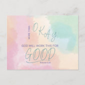 God Works All Things for Good Postcard Briefkaart (Voorkant)