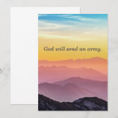 God zal een Kaart sturen (Voorkant / Achterkant)