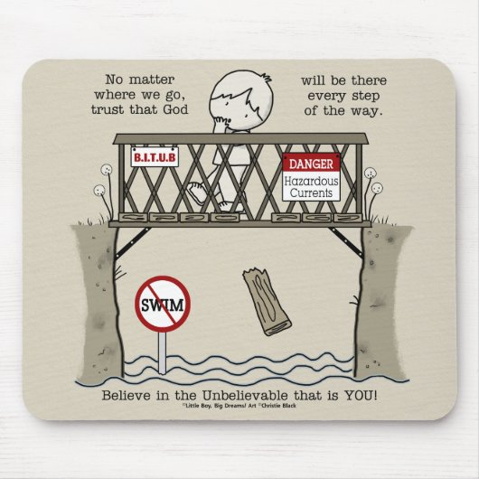 God zal er zijn muismat (Voorkant)