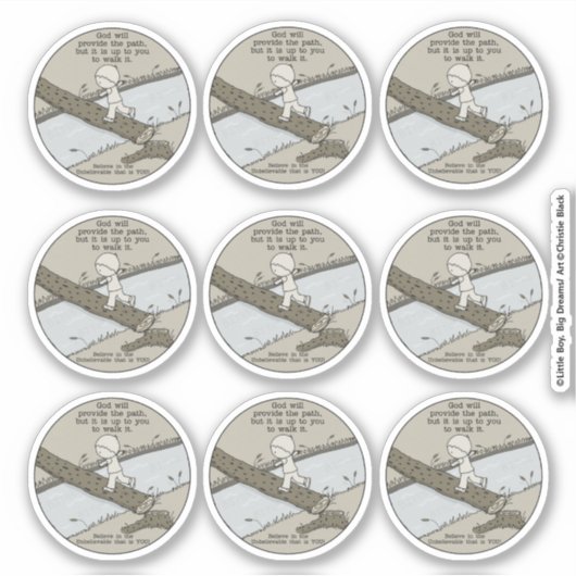 God zal er zijn sticker (Voorkant)