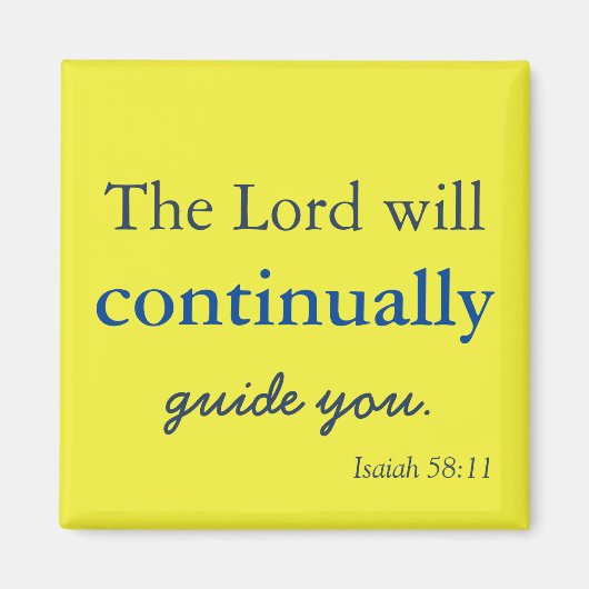 God zal met je zijn, Magnet Magneet (Voorkant)