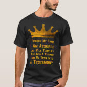 God zal uw test veranderen in een getuigenis t-shirt (Voorkant)