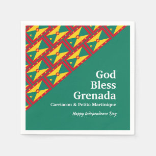 GOD ZEGEN GRENADA Custom Text GROENBOEK Servet