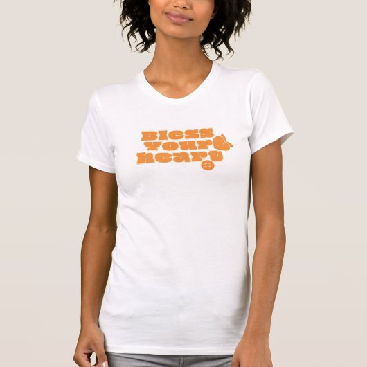 God Zegen Je Hart T-shirt (Voorkant)