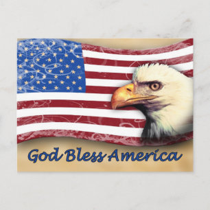 God zegenAmerika Briefkaart