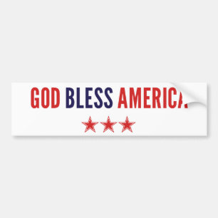 God zegenAmerika Bumpersticker