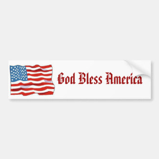 God zegenAmerika Bumpersticker