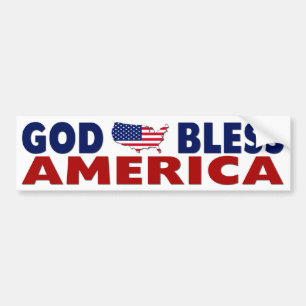 God zegenAmerika Bumpersticker