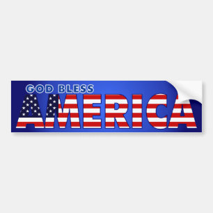 God zegenAmerika Bumpersticker
