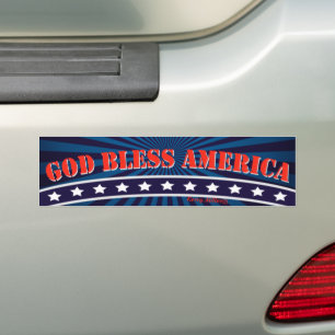 God zegenAmerika Bumpersticker