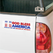 God zegenAmerika Bumpersticker (Op Truck)